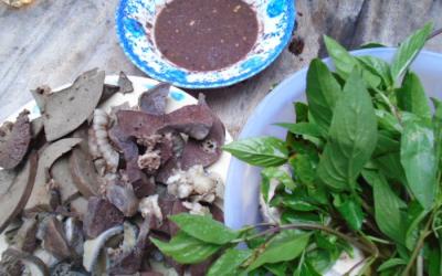 Bộ lòng dê làm sạch