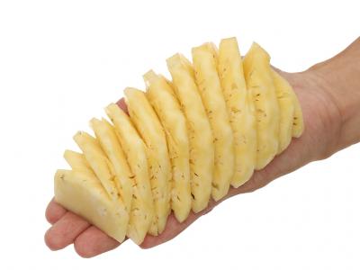 Thơm gọt vỏ khay 200g (1-2 miếng)